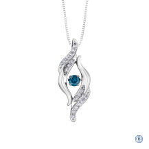 10kt White Gold Diamond Necklace