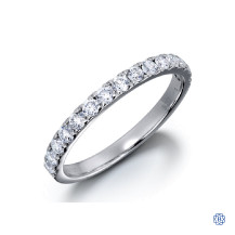 14kt White Gold Diamond Wedding Band