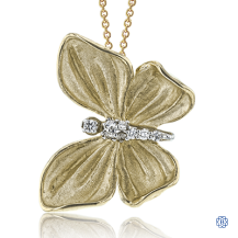 Simon G Diamond Butterfly Pendant