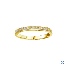 10kt Gold Trendsetting Stackable Diamond Bands