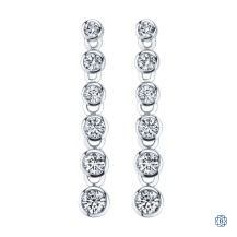 14kt White Gold 1.00ct Diamond Earrings