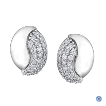 10kt White Gold 0.28ct Diamond Earrings