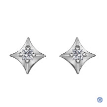 10kt White Gold Forever Jewellery Canadian Diamond earrings