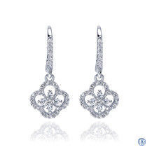 Gabriel & Co. 14kt White Gold Diamond Drop Earrings