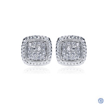 Gabriel & Co. 14kt White Gold Diamond Stud Earrings