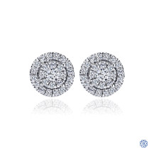 Gabriel & Co. 14kt White Gold Diamond Stud Earrings