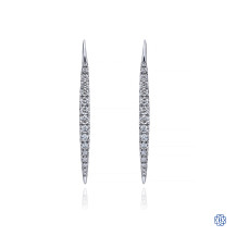 Gabriel & Co. 14kt White Gold Diamond Earrings