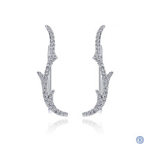 Gabriel & Co. 14kt White Gold Diamond Ear Cuffs