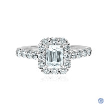 Emerald Christopher Designs Crisscut Diamond Engagement Ring