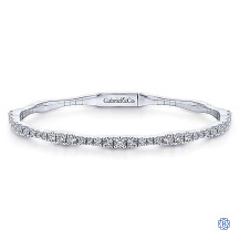 Gabriel & Co. 14kt White Gold Diamond Bracelet