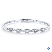 Gabriel & Co. 14kt White Gold Diamond Bracelet