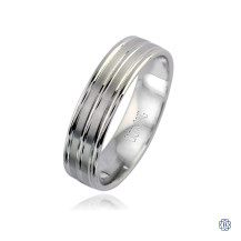 CrownRing Gold Men's Wedding Band