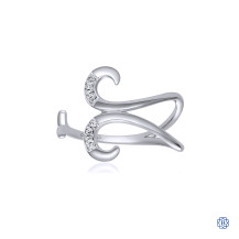Gabriel & Co. 14kt White Gold Knuckle Ring