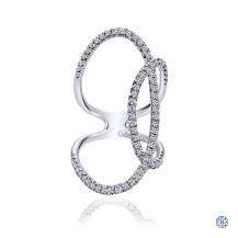 Gabriel & Co. 14kt White Gold Diamond Fashion Ring