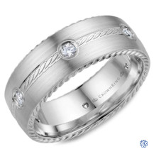Crown Ring Diamond Wedding Band