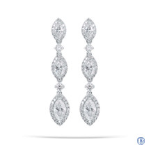 18kt White Gold 1.80ct Diamond Earrings