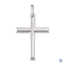 White Gold Cross Pendant