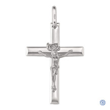 White Gold Cross Pendant