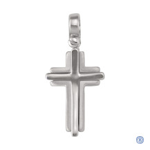 White Gold Cross Pendant