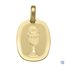 Yellow Gold Communion Pendant