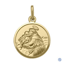 Yellow Gold St. Anthony Pendant