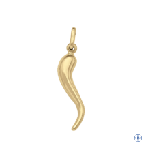 Cornicello "Little Horn" Gold Charm Pendant