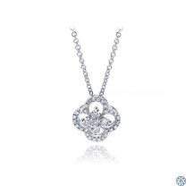 Gabriel & Co. 14kt White Gold Diamond Necklace