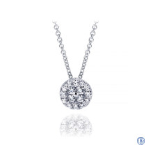 Gabriel & Co. 14kt White Gold Diamond Necklace