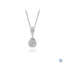 Gabriel & Co. 14kt White Gold Diamond Necklace
