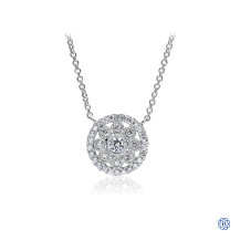 Gabriel & Co. 14kt White Gold Diamond Necklace