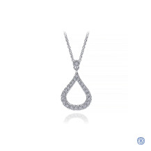 Gabriel & Co. 14kt White Gold Diamond Necklace