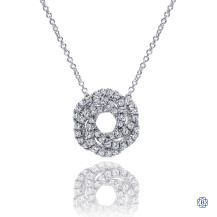 Gabriel & Co. 14kt White Gold Lusso Diamond Fashion Necklace