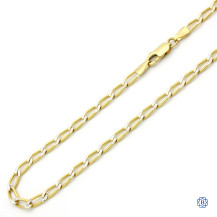 Open Link Style Gold Chain