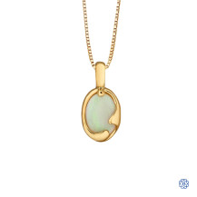 10kt Yellow Gold Opal Pendant