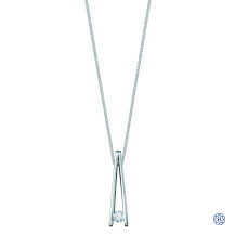 10kt White Gold Canadian Diamond necklace