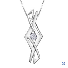Silver Canadian Diamond necklace