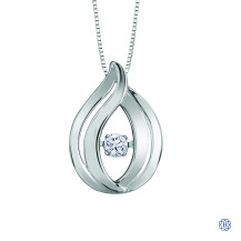 Silver Canadian Diamond necklace
