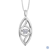 Silver Canadian Diamond necklace