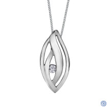 Silver Canadian Diamond necklace