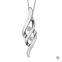 10kt White Gold Forever Jewellery Canadian Diamond necklace