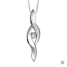 10kt White Gold Canadian Diamond necklace