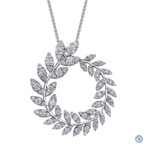 Diamond Envy 10kt white gold diamond pendant with chain