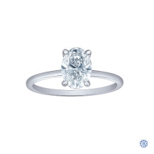14kt White Gold 2.03 Lab Created Diamond Engagement Ring