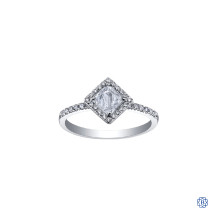 18kt white gold 1.78ct maple leaf diamonds natural round diamond crystal engagement ring