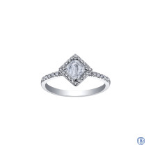 18kt White Gold LOVE'S FOUNDATIONG 1.45ct Rough Maple Leaf Diamond Engagement Ring