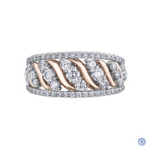 Diamond Envy 10kt white and rose gold diamond ring