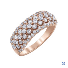 10kt Rose Gold Lady's 1.00ct Diamond Ring