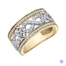 Diamond Envy 10kt Yellow And White Gold Diamond Ring