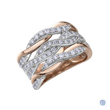 10kt Rose and White Gold Diamond Envy 1.00ct Diamond Ring