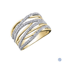 Diamond Envy 10kt white and yellow gold diamond ring